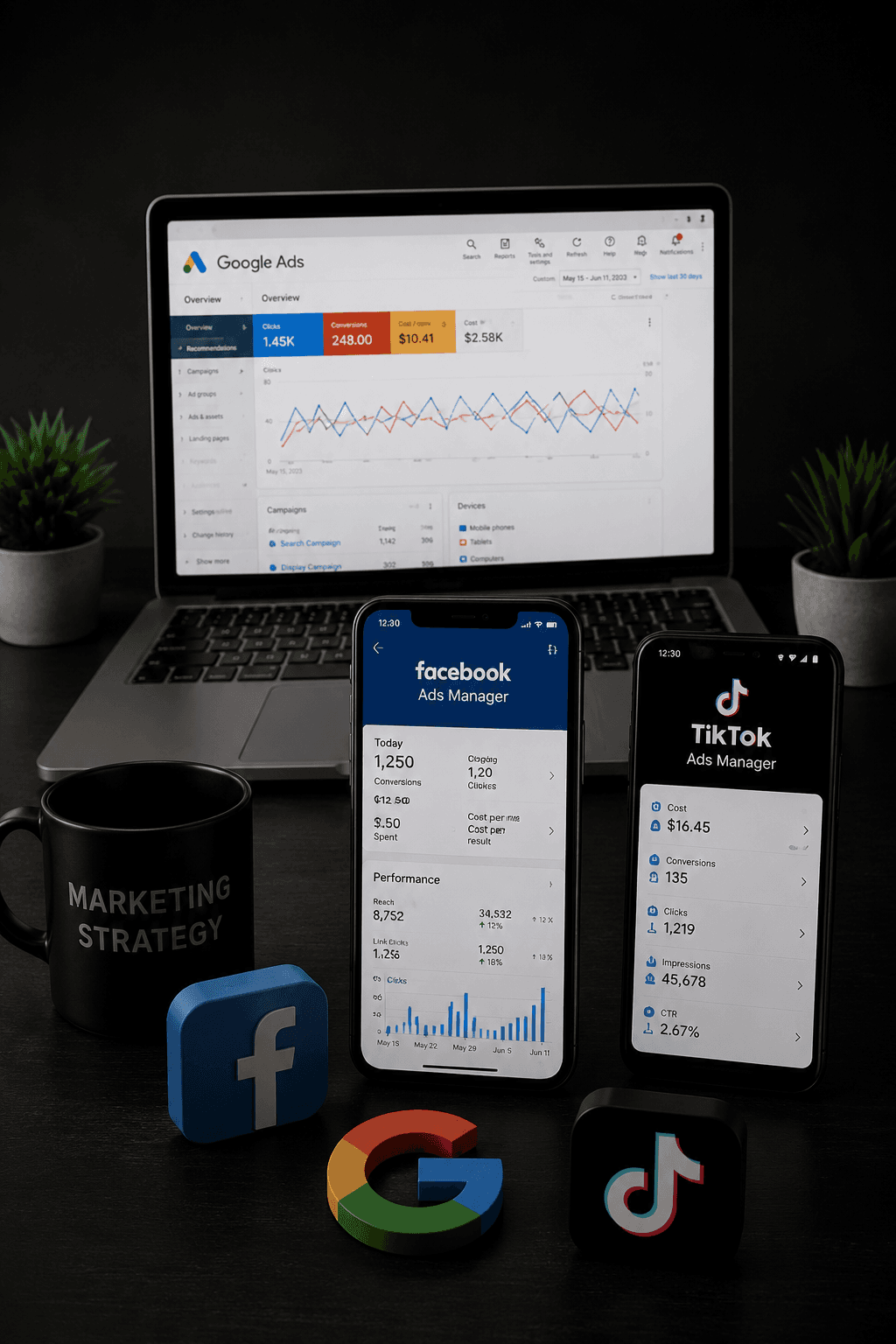Paid advertising preview